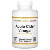 яблочный уксус california gold nutrition 450 мг 180 капсул