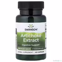 Экстракт артишока Swanson 250 мг 60 капсул для пищеварения