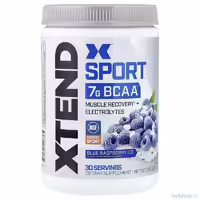 аминокислоты bcaa xtend sport с электролитами со вкусом голубой малины порошок 345 г