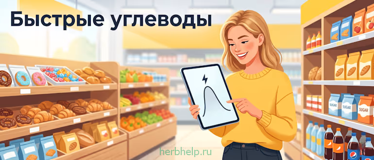 быстрые углеводы (простые)