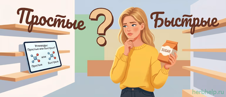 Как правильно называть углеводы: простые или быстрые?