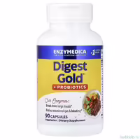 Пищеварительные ферменты с пробиотиками Digest Gold Enzymedica, 90 капсул