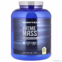 Гейнер Prime Mass со вкусом ванили от BodyTech, 2,72 кг