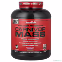 Гейнер на говяжьем протеине Carnivor Mass со вкусом клубники от MuscleMeds, 2628 г