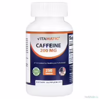 Кофеин Vitamatic, 200 мг, 250 таблеток