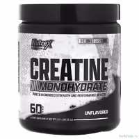 Креатин моногидрат Nutrex Research без вкусовых добавок, 60 порций, 300 г