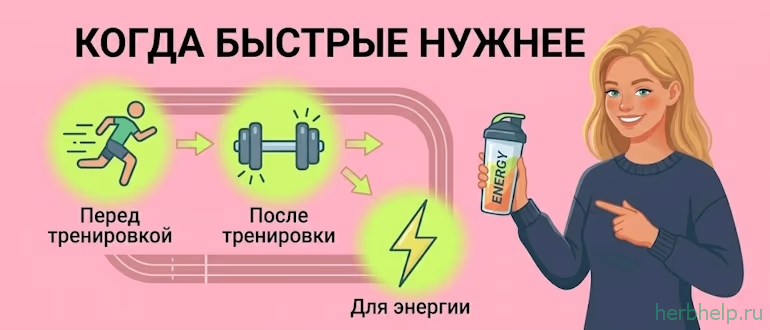 Когда простые углеводы нужнее сложных