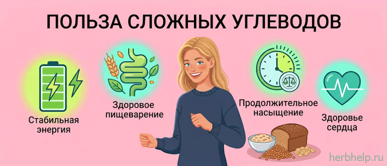 Польза сложных углеводов