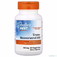 Транс ресвератрол Doctors Best 100 мг 60 капсул