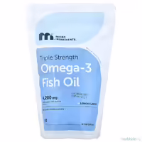 Рыбий жир Micro Ingredients тройной силы 4200 мг, 1200 мг ЭПК и 900 мг ДГК со вкусом лимона, 240 капсул