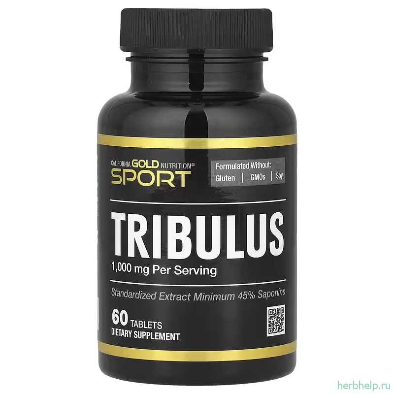 Трибулус Sport California Gold Nutrition, 1000 мг, 60 таблеток