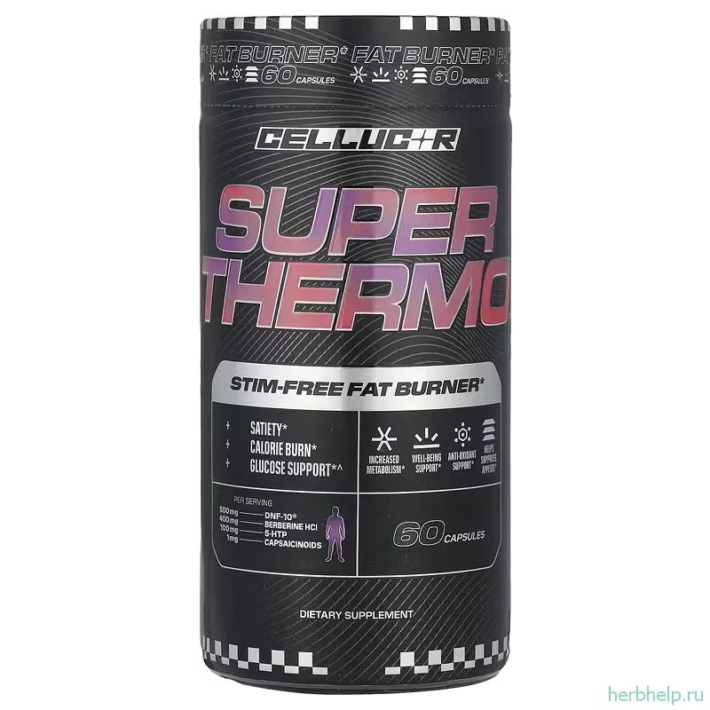Жиросжигатель без стимуляторов Super Thermo C4 / Cellucor, 60 капсул