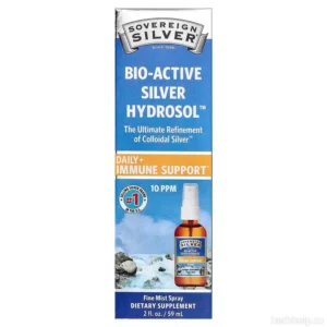 коллоидное серебро Sovereign Silver, Bio-Active Silver Hydrosol™, мелкодисперсный спрей, 59 мл