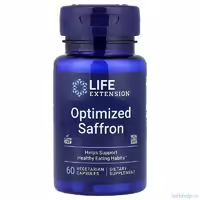 Оптимизированный шафран Life Extension, 78 мг, 60 растительных капсул