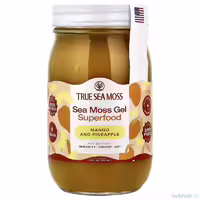 True Sea Moss, гель с морским мхом (ирландским), суперфуд, манго и ананас, 473 мл