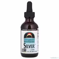 ультра коллоидное серебро ultra colloidal silver source naturals 10 ppm 59 мл капли
