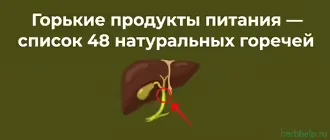 горькие продукты питания