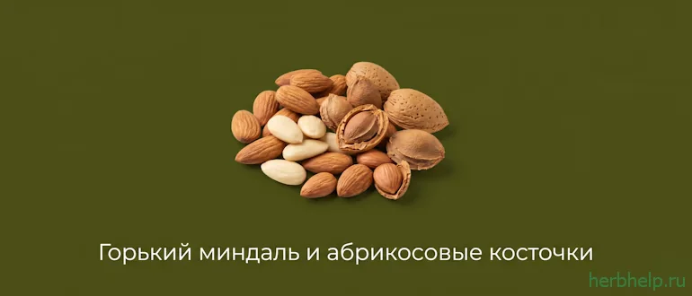 горький миндаль и абрикосовые косточки